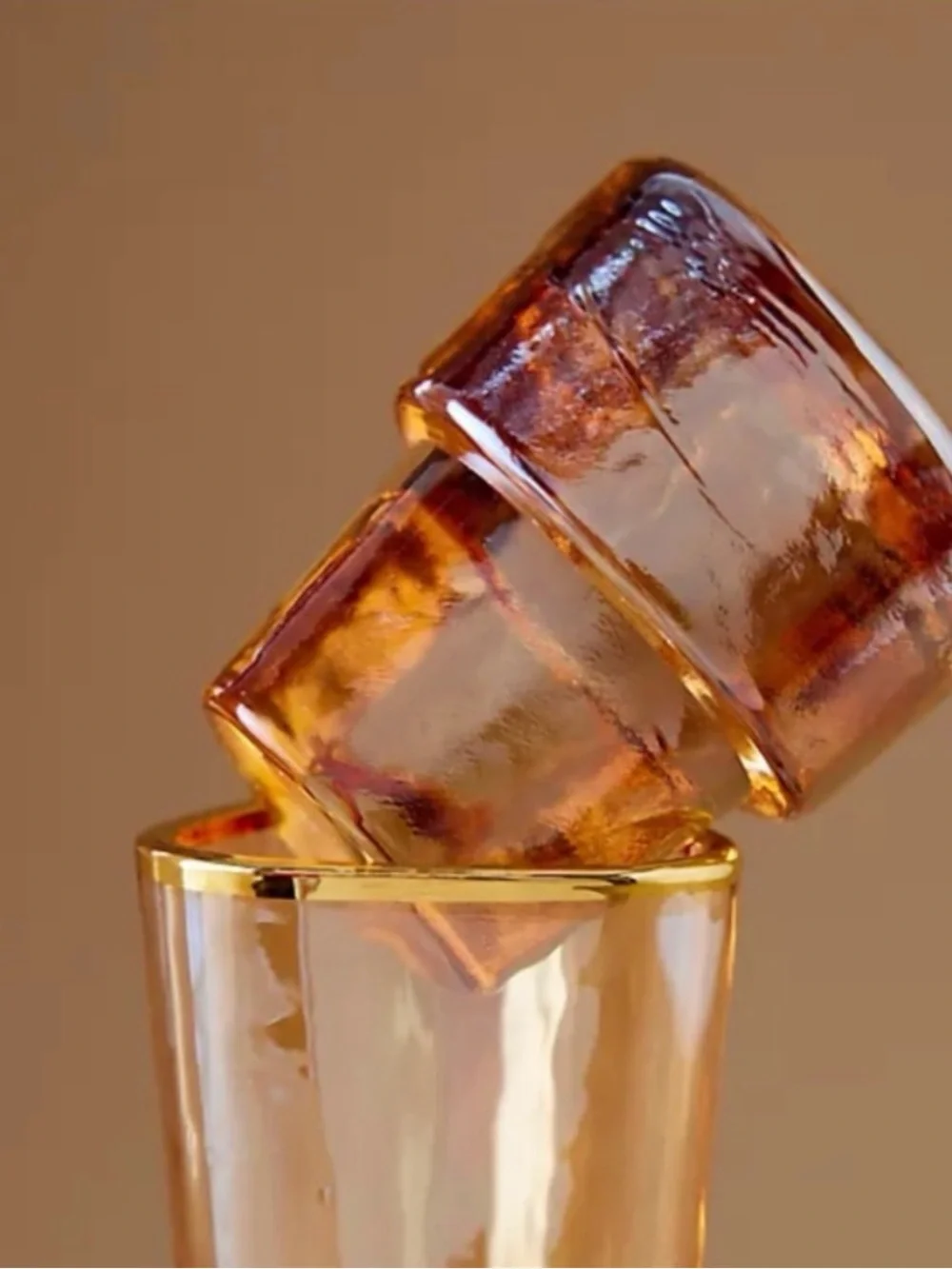 NEW! Anthropologie ZaZa Luster Decanter in Honey